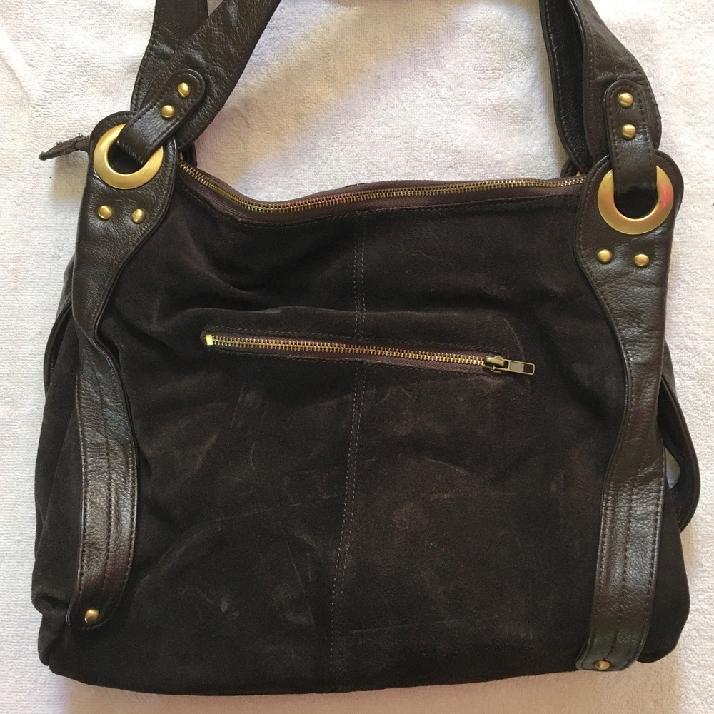 Brown Suede Bag